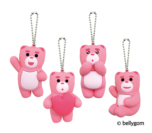 ベリゴム　立体ラバーマスコット