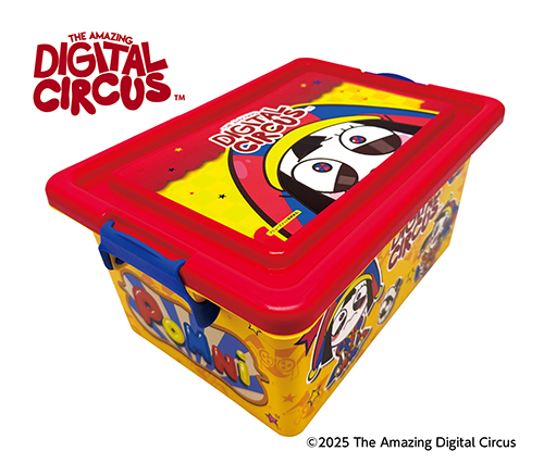 アメイジングデジタルサーカス（ポムニ柄）お菓子コンテナBOX