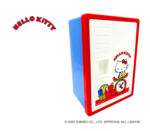 ハローキティレトロブルーお菓子ロッカーBOX