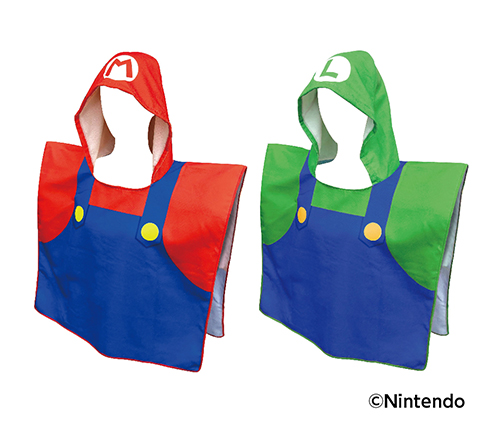 スーパーマリオ　フード付タオル